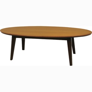 リビングこたつテーブル 【Lindo】リンド オーバル形（120cm×60cm） 本体 木製 Lindo120TK - 拡大画像