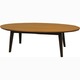 リビングこたつテーブル 【Lindo】リンド オーバル形（120cm×60cm） 本体 木製 Lindo120TK - 縮小画像1