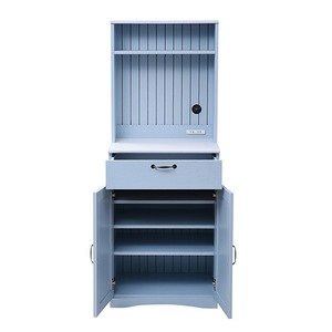 フレンチカントリー家具 カップボード 幅60 フレンチスタイル ブルー&ホワイト 商品写真2