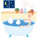 座・岩盤浴ストーン 浴槽に入れて座るだけ 岩盤浴をご自宅のお風呂で！ 【日本製】 - 縮小画像3