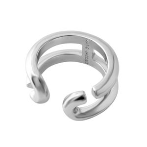 MARC JACOBS(マークジェイコブス) M0009229-040 #6 Silver 「J」ロゴモチーフ アイコン リング 指輪 日本サイズ11号相当 Icon Band Ring 商品写真2