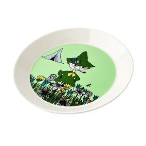 Arabia(アラビア) AR100103 Moomin Plate 19cm Snufkin Green 「スナフキン」 ムーミン プレート皿 ≪北欧食器≫ 商品写真2
