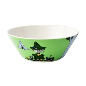 Arabia(アラビア) AR100097 Moomin Bowl 15cm Snufkin Green 「スナフキン」 ムーミン ボウル ディーププレート皿 ≪北欧食器≫ 商品写真1