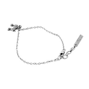 MARC JACOBS (マークジェイコブス) M0010729-969 Crystal/Antique Silver プードル パヴェ ブレスレット Mini Poodle Chain Bracelet 商品写真2
