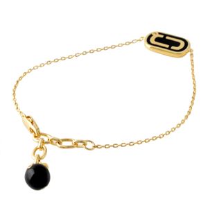 MARC JACOBS (マークジェイコブス) M0012393-065 Black/Gold 「J」ロゴモチーフ ブレスレット Icon Enamel Bracelet 商品写真2