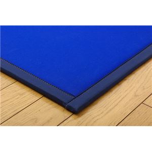 【日本製】コンパクト カラージョイントマット 『プリズムU畳』 ブルー 約67×67cm(4枚1セット) 商品写真2