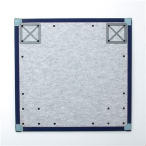 【日本製】コンパクト カラージョイントマット 『プリズムU畳』 ブルー 約67×67cm(4枚1セット) 商品写真5