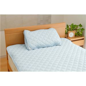 冷感 枕パッド 洗える 旭化成繊維 Maplecool使用 『15メープルクール』 ブルー 35×50cm 商品写真5