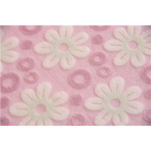 花柄 キッチンマット 『コロン』 ピンク 約45×60cm 裏面滑りにくい加工 商品写真5