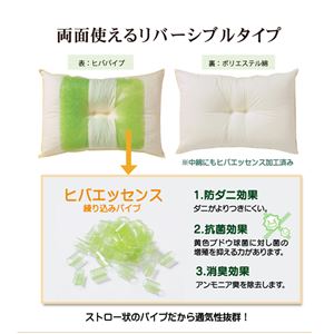 ピロー 枕 高さを選べる ヒバエッセンス使用 『森の眠りひば枕L』 2個組 約35×50×7cm 低め 商品写真3