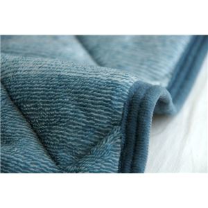 敷きパッド シングル 洗える 寝具 『ベレッサ』 ブルー 約100×205cm 商品写真5