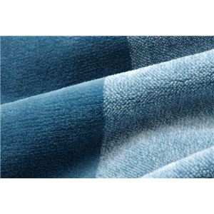 毛布 ブランケット シングル 洗える 寝具 『ベレッサ』 ブルー 約140×200cm 商品写真5