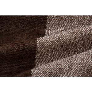 毛布 ブランケット シングル 洗える 寝具 『ベレッサ』 ブラウン 約140×200cm 商品写真5