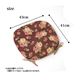 クッション バテイ 花柄 エレガンス 『テセラ』 アイボリー 約43×41cm 2枚組 - 縮小画像4