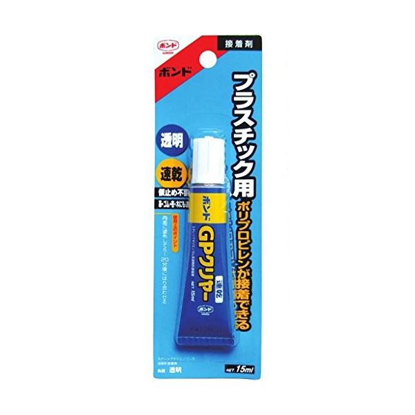 コニシ ボンド透明速乾GPクリヤープラスチック用15ml【 12個セット】 32-809