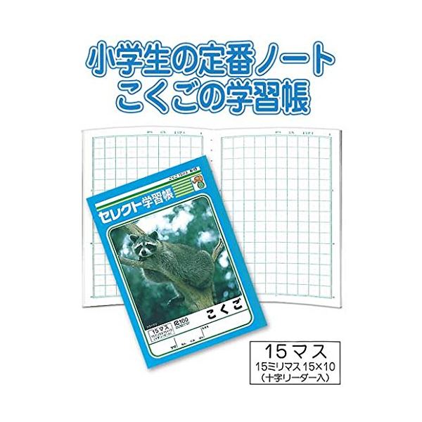 学習帳K-13こくご15マス 【10個セット】 32-080