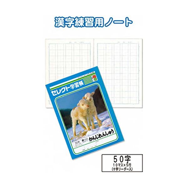 学習帳K-43かんじれんしゅう50字 【10個セット】 31-380