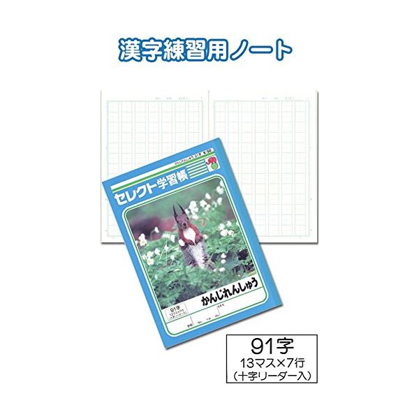 学習帳K-50かんじれんしゅう91字 【10個セット】 32-816