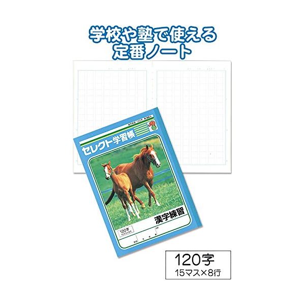 学習帳K-50-3漢字練習 120字 【10個セット】 31-366