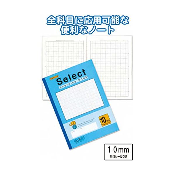 学習帳EH-10B方眼罫10ミリ・ブルー 【10個セット】 31-392