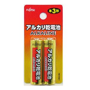 富士通アルカリ乾電池単3(2P)LR6H(2B) 【10個セット】 36-242 商品写真