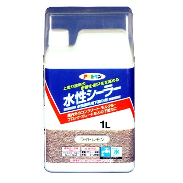 水性シーラー ライトレモン 1L【代引不可】