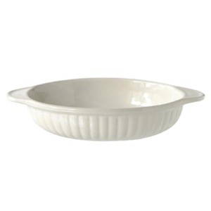 ホワイト グラタン皿 (700359)【48個セット】 R-058 商品写真