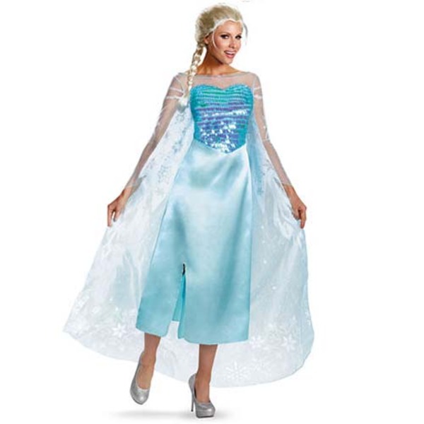 ディズニー DISNEY アナと雪の女王エルサコスチューム 大人用S ハロウィン コスプレ 衣装店