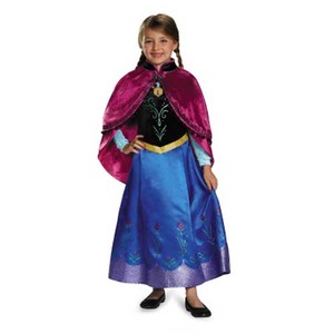 ディズニー DISNEY アナと雪の女王 アナ 旅の衣装 子供用S コスチューム  商品写真1