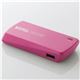 エレコム スマートフォン用モバイルバッテリー／USB Micro-Bメス-USBAメス／1800mAh／ピンク DE-U01L-1810SPN - 縮小画像1