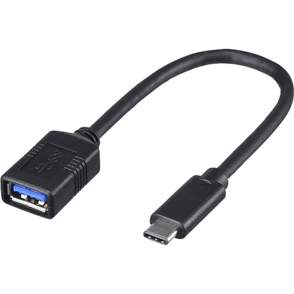 バッファロー（サプライ） USB3.1 Gen1変換ケーブル（Aメス to C） 0.15m ブラック BSUAMC311015BK