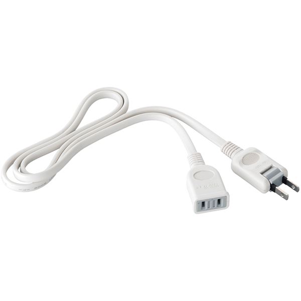 バッファロー(サプライ) 電源延長ケーブル 2m ホワイト BSTAPEX20WH