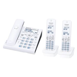 パナソニック(家電) コードレス電話機(子機2台付き)(ホワイト) VE-GDW54DW-W