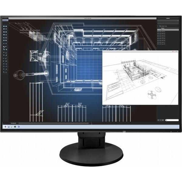 EIZO 61cm(24.1)型カラー液晶モニター FlexScan EV2456 ブラック EV2456-BK