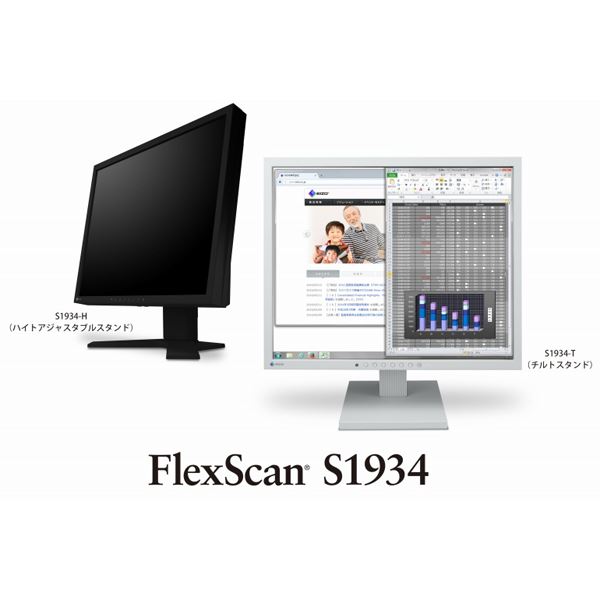 EIZO 48cm(19.0)型カラー液晶モニター FlexScan S1934-H ブラック S1934-HBK