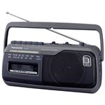 パナソニック ラジオカセットレコーダー (グレー) RX-M45-H