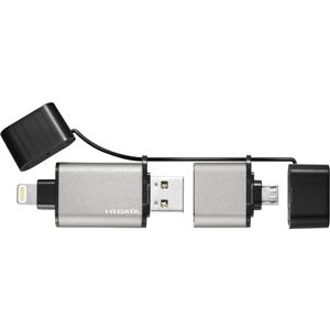 アイ・オー・データ機器 iPhone/Android/パソコン用 USBメモリー 16GB U3-IP2/16GK 商品写真2