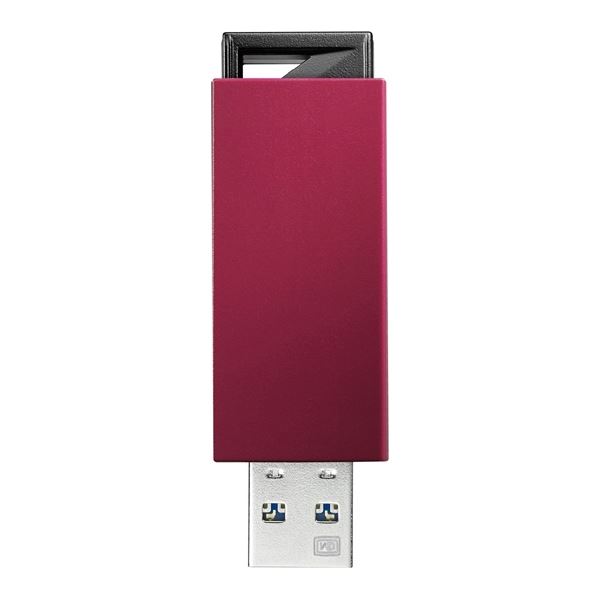 アイ・オー・データ機器 USB3.0/2.0対応 ノック式USBメモリー 16GB レッド U3-PSH16G/R