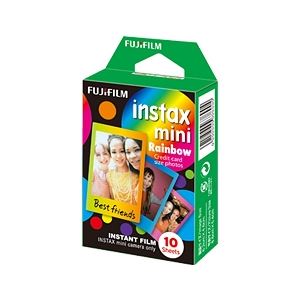 富士フイルム チェキ用カラーフィルム instax mini RAINBOW 1パック品(10枚入) INSTAX MINI RAINBOW WW1 商品写真