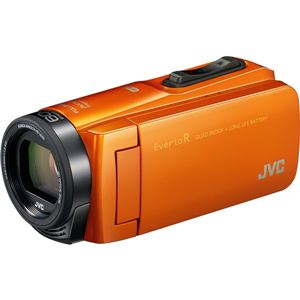 ビクター 64GBハイビジョンメモリームービー(サンライズオレンジ) GZ-RX670-D 商品写真