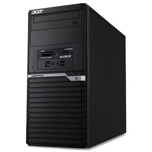 Acer VM4650G-A56X (Core i5-7400/16GB/256G SSD+1TBHDD/DVD+/-RW/Windows 10 Pro64bit/DisplayPortx2/HDMI/VGA/1年保証/ブラック/Office なし) VM4650G-A56X 商品写真1