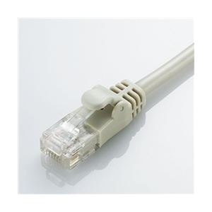 エレコム CAT6準拠 GigabitやわらかLANケーブル 5m(ライトグレー) LD-GPY/LG5 商品写真