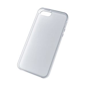 エレコム iPhone SE/5s/5用ソフトケース/液晶保護フィルム付/クリア PS-A12UCCR 商品写真