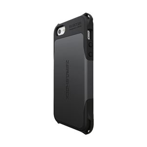 エレコム iPhone SE/5s/5用/ZEROSHOCKケース/液晶保護フィルム付/ブラック PS-A12ZEROBK 商品写真1