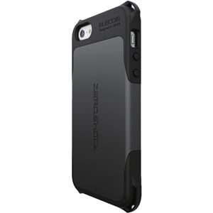 エレコム iPhone SE/5s/5用/ZEROSHOCKケース/液晶保護フィルム付/ブラック PS-A12ZEROBK 商品写真2