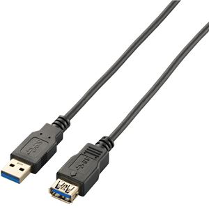 エレコム 極細USB3.0延長ケーブル(A-A)/2.0m/ブラック USB3-EX20BK 商品写真2