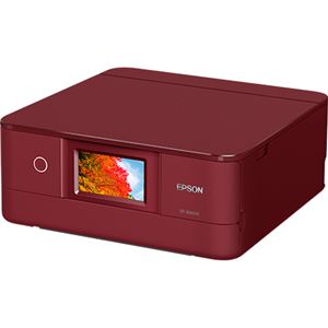 エプソン A4インクジェットプリンター/カラリオ/多機能モデル/6色染料/有線・無線LAN/Wi-FiDirect/両面/4.3型ワイドタッチパネル/レッド EP-880AR 商品写真