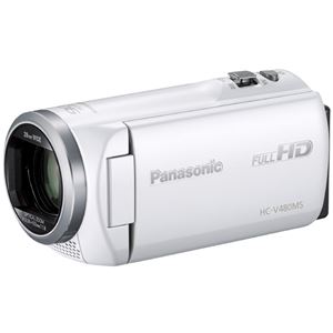 パナソニック(家電) デジタルハイビジョンビデオカメラ (ホワイト) HC-V480MS-W 商品写真