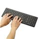 エレコム Bluetoothコンパクトキーボード／パンタグラフ式／薄型／マルチOS対応／ブラック - 縮小画像2