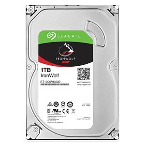 Seagate Guardian IronWolfシリーズ 3.5インチ内蔵HDD 1TB SATA 6.0Gb／s5900rpm 64MB